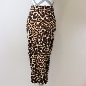 REBDOLLS Leopard print pencil skirt